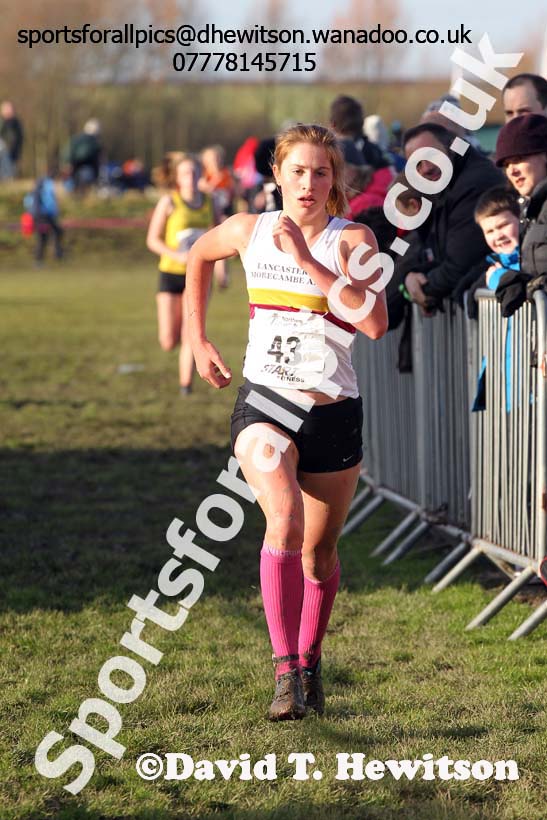 Junior womens Northern Cross Country  Championships, Pontefract. Photo: David T. Hewitson/Sports for All Pics